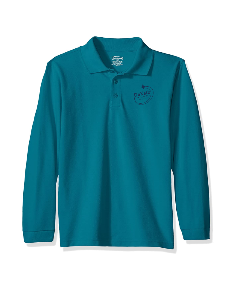 DBA K-4th Polo Teal - LS