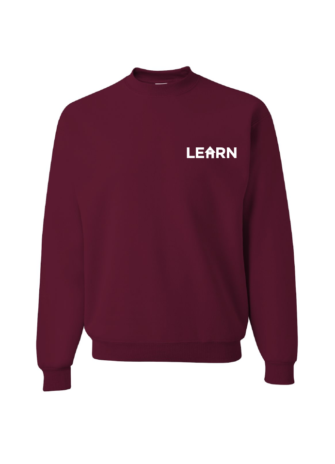 LEARN Sweatshirt - Maroon