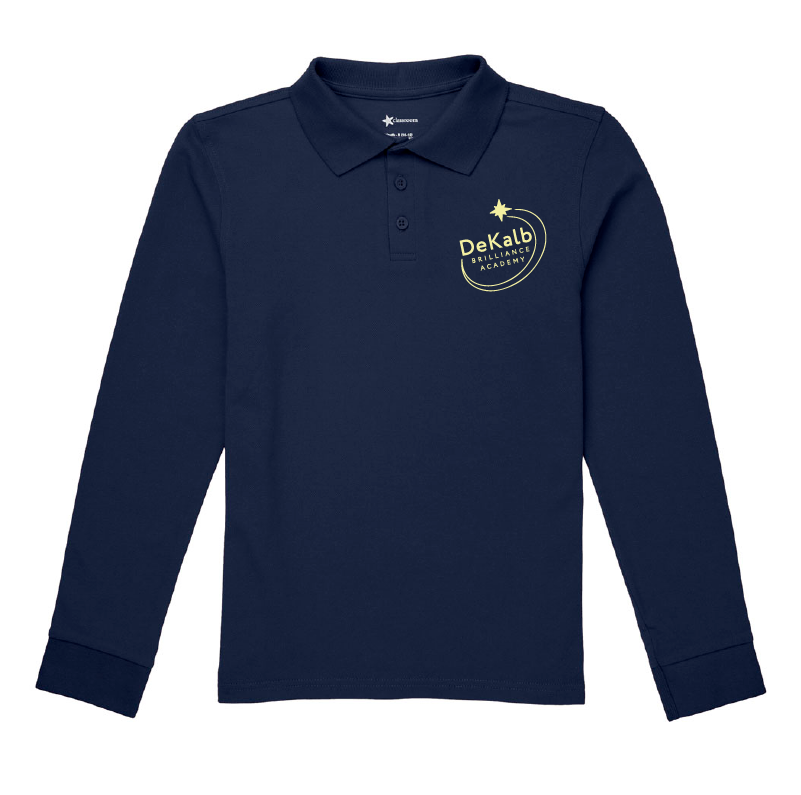 DBA K-4th Polo Navy - LS