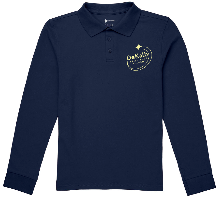 DBA K-4th Polo Navy - LS