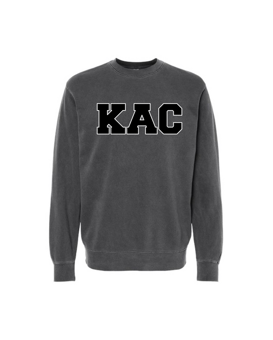 KAC Distressed Black Sweatshirt