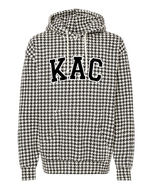 KAC Houndstooth Hooded Sweatshirt