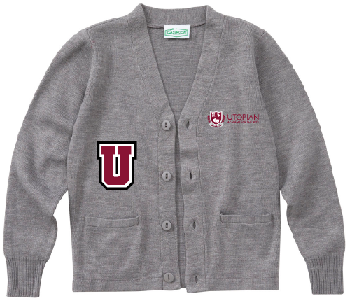 UTOPIAN Varsity Cardigan Sweater
