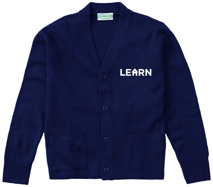 LEARN Cardigan Sweater - Navy